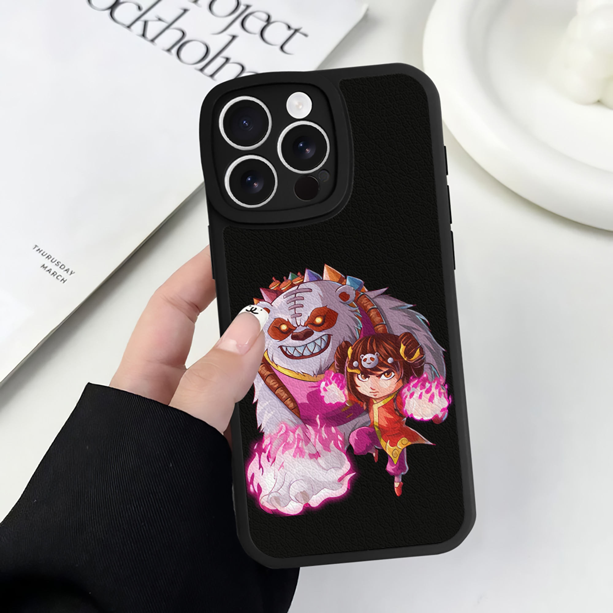 リーグ・オブ・レジェンド League of Legends LOL 【iPhone 16シリーズ対応】シリコンスマホケース（レザー調） 材質：シリコン